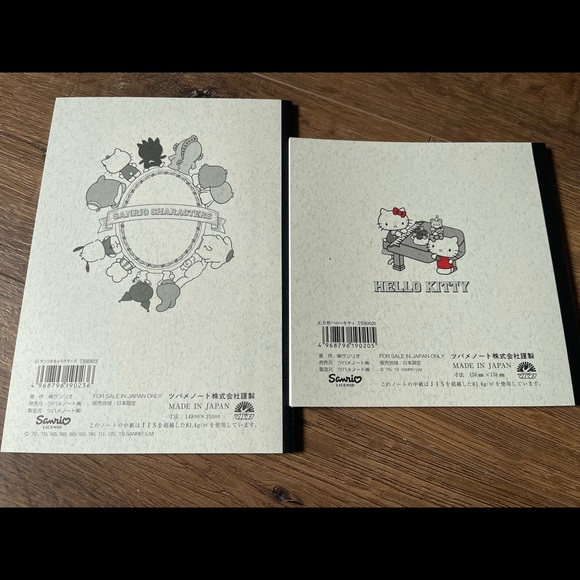 SANRIO-NWT 2 Character Notebooks - Picture 2 of 11